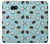 W3860 Coconut Dot Pattern Hülle Schutzhülle Taschen und Leder Flip für Samsung Galaxy A3 (2017)