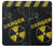 W3891 Nuclear Hazard Danger Hülle Schutzhülle Taschen und Leder Flip für Samsung Galaxy A3 (2017)