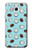 W3860 Coconut Dot Pattern Hülle Schutzhülle Taschen und Leder Flip für Samsung Galaxy J7 (2016)