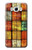 W3861 Colorful Container Block Hülle Schutzhülle Taschen und Leder Flip für Samsung Galaxy J7 (2016)