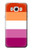 W3887 Lesbian Pride Flag Hülle Schutzhülle Taschen und Leder Flip für Samsung Galaxy J7 (2016)