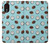 W3860 Coconut Dot Pattern Hülle Schutzhülle Taschen und Leder Flip für Samsung Galaxy Xcover 5