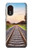 W3866 Railway Straight Train Track Hülle Schutzhülle Taschen und Leder Flip für Samsung Galaxy Xcover 5