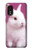 W3870 Cute Baby Bunny Hülle Schutzhülle Taschen und Leder Flip für Samsung Galaxy Xcover 5