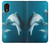 W3878 Dolphin Hülle Schutzhülle Taschen und Leder Flip für Samsung Galaxy Xcover 5