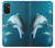 W3878 Dolphin Hülle Schutzhülle Taschen und Leder Flip für Samsung Galaxy M52 5G