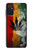 W3890 Reggae Rasta Flag Smoke Hülle Schutzhülle Taschen und Leder Flip für Samsung Galaxy M52 5G