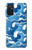 W3901 Aesthetic Storm Ocean Waves Hülle Schutzhülle Taschen und Leder Flip für Samsung Galaxy M52 5G