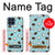 W3860 Coconut Dot Pattern Hülle Schutzhülle Taschen und Leder Flip für Samsung Galaxy M53