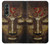 W3874 Buddha Face Ohm Symbol Hülle Schutzhülle Taschen Flip für Samsung Galaxy Z Fold 3 5G