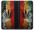 W3890 Reggae Rasta Flag Smoke Hülle Schutzhülle Taschen Flip für Samsung Galaxy Z Fold 3 5G
