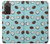 W3860 Coconut Dot Pattern Hülle Schutzhülle Taschen Flip für Samsung Galaxy Z Fold2 5G