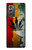 W3890 Reggae Rasta Flag Smoke Hülle Schutzhülle Taschen Flip für Samsung Galaxy Z Fold2 5G