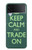 W3862 Keep Calm and Trade On Hülle Schutzhülle Taschen Flip für Samsung Galaxy Z Flip 3 5G