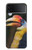 W3876 Colorful Hornbill Hülle Schutzhülle Taschen Flip für Samsung Galaxy Z Flip 3 5G