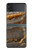 W3886 Gray Marble Rock Hülle Schutzhülle Taschen Flip für Samsung Galaxy Z Flip 3 5G