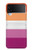 W3887 Lesbian Pride Flag Hülle Schutzhülle Taschen Flip für Samsung Galaxy Z Flip 3 5G