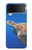 W3898 Sea Turtle Hülle Schutzhülle Taschen Flip für Samsung Galaxy Z Flip 3 5G