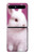 W3870 Cute Baby Bunny Hülle Schutzhülle Taschen Flip für Samsung Galaxy Z Flip 5G
