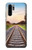 W3866 Railway Straight Train Track Hülle Schutzhülle Taschen und Leder Flip für Huawei P30 Pro