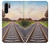 W3866 Railway Straight Train Track Hülle Schutzhülle Taschen und Leder Flip für Huawei P30 Pro