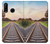 W3866 Railway Straight Train Track Hülle Schutzhülle Taschen und Leder Flip für Huawei P30 lite