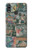 W3909 Vintage Poster Hülle Schutzhülle Taschen und Leder Flip für Huawei P20 Lite