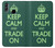 W3862 Keep Calm and Trade On Hülle Schutzhülle Taschen und Leder Flip für Huawei Honor 10 Lite, Huawei P Smart 2019