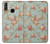 W3910 Vintage Rose Hülle Schutzhülle Taschen und Leder Flip für Huawei Honor 10 Lite, Huawei P Smart 2019