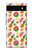 W3883 Fruit Pattern Hülle Schutzhülle Taschen und Leder Flip für Google Pixel 6a