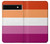 W3887 Lesbian Pride Flag Hülle Schutzhülle Taschen und Leder Flip für Google Pixel 6a