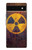 W3892 Nuclear Hazard Hülle Schutzhülle Taschen und Leder Flip für Google Pixel 6a