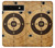 W3894 Paper Gun Shooting Target Hülle Schutzhülle Taschen und Leder Flip für Google Pixel 6a