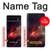 W3897 Red Nebula Space Hülle Schutzhülle Taschen und Leder Flip für Google Pixel 6a