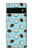 W3860 Coconut Dot Pattern Hülle Schutzhülle Taschen und Leder Flip für Google Pixel 6