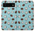 W3860 Coconut Dot Pattern Hülle Schutzhülle Taschen und Leder Flip für Google Pixel 6