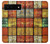 W3861 Colorful Container Block Hülle Schutzhülle Taschen und Leder Flip für Google Pixel 6