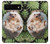 W3863 Pygmy Hedgehog Dwarf Hedgehog Paint Hülle Schutzhülle Taschen und Leder Flip für Google Pixel 6