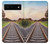 W3866 Railway Straight Train Track Hülle Schutzhülle Taschen und Leder Flip für Google Pixel 6
