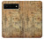 W3868 Aircraft Blueprint Old Paper Hülle Schutzhülle Taschen und Leder Flip für Google Pixel 6