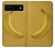 W3872 Banana Hülle Schutzhülle Taschen und Leder Flip für Google Pixel 6
