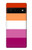 W3887 Lesbian Pride Flag Hülle Schutzhülle Taschen und Leder Flip für Google Pixel 6