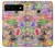 W3904 Travel Stamps Hülle Schutzhülle Taschen und Leder Flip für Google Pixel 6
