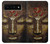 W3874 Buddha Face Ohm Symbol Hülle Schutzhülle Taschen und Leder Flip für Google Pixel 6 Pro