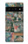 W3909 Vintage Poster Hülle Schutzhülle Taschen und Leder Flip für Google Pixel 6 Pro