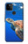 W3898 Sea Turtle Hülle Schutzhülle Taschen und Leder Flip für Google Pixel 5A 5G