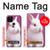 W3870 Cute Baby Bunny Hülle Schutzhülle Taschen und Leder Flip für Google Pixel 5