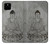 W3873 Buddha Line Art Hülle Schutzhülle Taschen und Leder Flip für Google Pixel 4a 5G