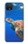 W3898 Sea Turtle Hülle Schutzhülle Taschen und Leder Flip für Google Pixel 4
