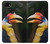 W3876 Colorful Hornbill Hülle Schutzhülle Taschen und Leder Flip für Google Pixel 3a